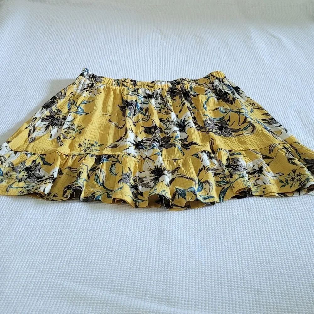 Hurley🌊 Tiered Floral💐 Mini Skirt - NWT - Picture 9 of 12